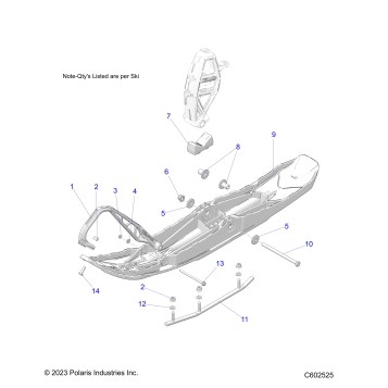 STEERING, SKI ASM. - S24TKP6RS (C602525)