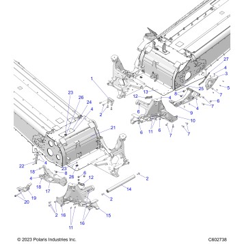 CHASSIS, BULKHEAD ASM. - S25AJE6RSN/6RSP (C602378)