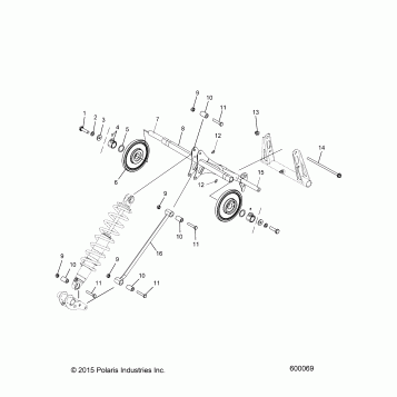 SUSPENSION, TORQUE ARM, REAR - S21EHK8RC ALL OPTIONS (600069)