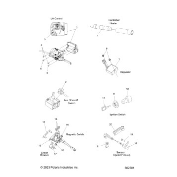 ELECTRICAL, SWITCHES and COMPONENTS - S25CED5TSL/TSU (602501)