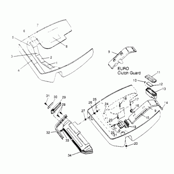 NOSEPAN ASSEMBLY XLT SP 0956756, XLT SP (48