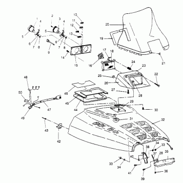 HOOD ASSEMBLY XLT SP 0956756, XLT SP (48