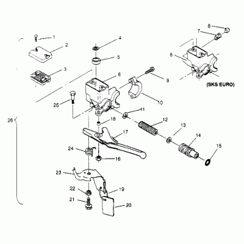 MASTER CYLINDER ASSEMBLY - E956756 (4930763076B001)