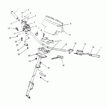 STEERING - HANDLEBAR ASSEMBLY - E956756 (4930763076B004)