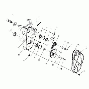 CHAINCASE ASSEMBLY - E956756 (4930763076B008)