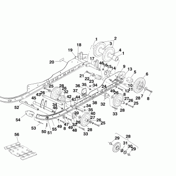 SUSPENSION ASSEMBLY - E956756 (4930763076B010)