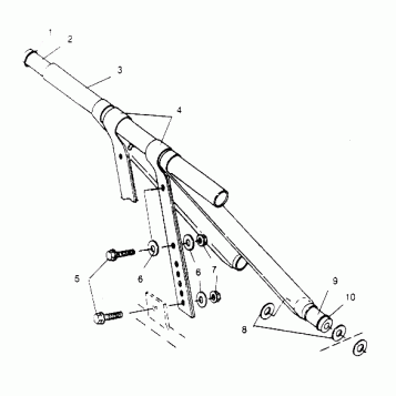 FRONT TORQUE ARM ASSEMBLY - E956756 (4930763076B012)