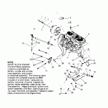 ENGINE MOUNTING XLT SP 0956756, XLT SP (48