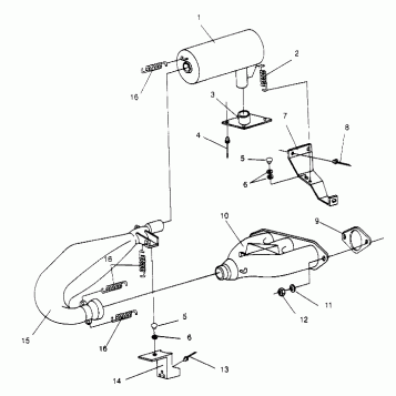 EXHAUST SYSTEM XLT SP 0956756, XLT SP (48
