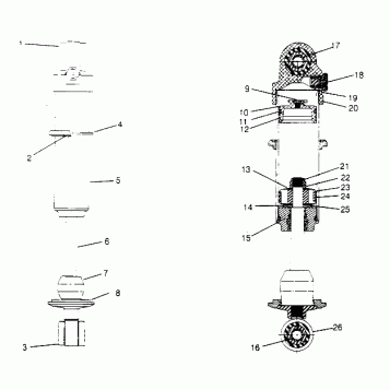 FOX SHOCK, GAS - FRONT TRACK XLT SP 0956756, XLT SP (48