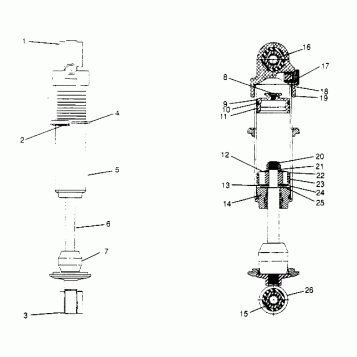 FOX SHOCK, GAS - REAR XLT SP 0956756, XLT SP (48