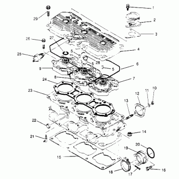 CYLINDER ASSEMBLY XLT SP 0956756, XLT SP (48