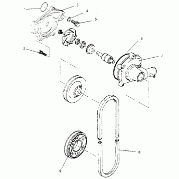 WATER PUMP XLT SP 0956756, XLT SP (48