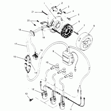 MAGNETO ASSEMBLY XLT SP 0956756, XLT SP (48