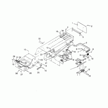 TUNNEL ASSEMBLY  RXL 0956768 (4930783078A006)
