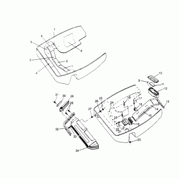 NOSEPAN ASSEMBLY  RXL 0956768 (4930783078A009)