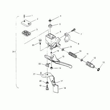 MASTER CYLINDER ASSEMBLY  RXL 0956768 (4930783078B001)