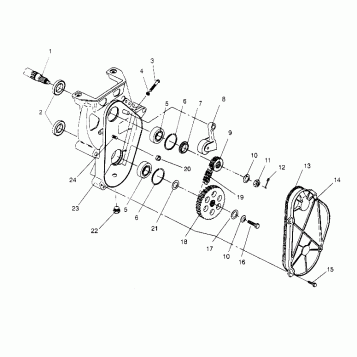 CHAINCASE ASSEMBLY  RXL 0956768 (4930783078B008)
