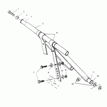 FRONT TORQUE ARM ASSEMBLY  RXL 0956768 (4930783078B012)