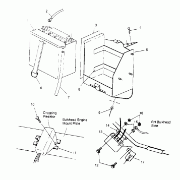 BATTERY BOX ASSEMBLY  RXL 0956768 (4930783078B014)