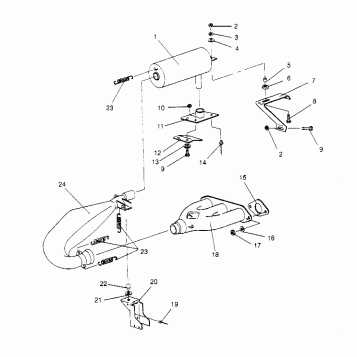 EXHAUST SYSTEM  RXL 0956768 (4930783078C004)