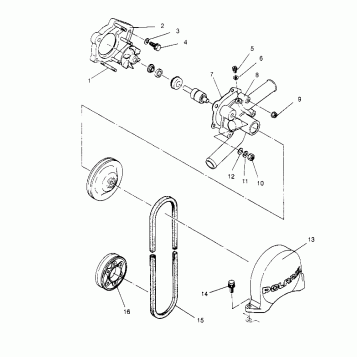 WATER PUMP  RXL 0956768 (4930783078C010)