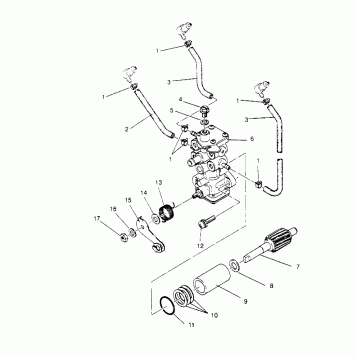OIL PUMP ASSEMBLY  RXL 0956768 (4930783078C012)