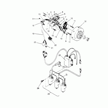 MAGNETO ASSEMBLY  RXL 0956768 (4930783078C013)