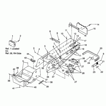 TUNNEL 440 XCR SP 0961760 (4931583158A005)