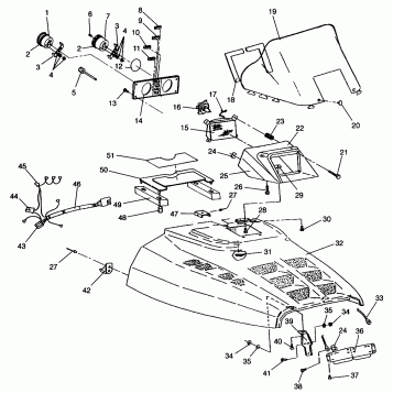 HOOD 440 XCR SP 0961760 (4931583158A010)