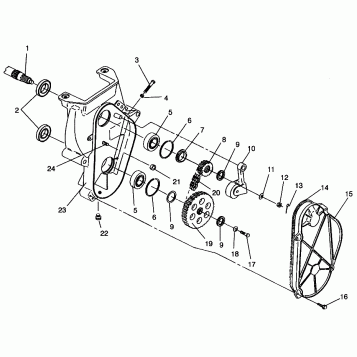 CHAINCASE 440 XCR SP 0961760 (4931583158B007)