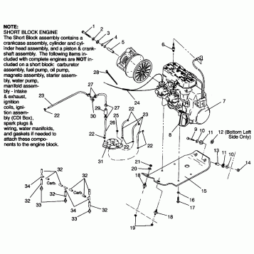 ENGINE MOUNTING 440 XCR SP 0961760 (4931583158C001)