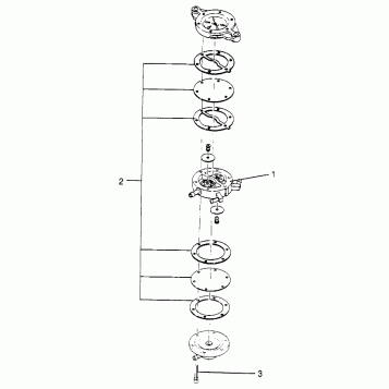 FUEL PUMP 440 XCR SP 0961760 (4931583158C012)