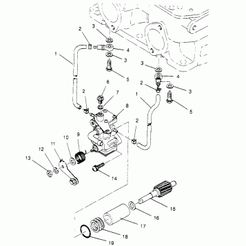 OIL PUMP 440 XCR SP 0961760 (4931583158C013)