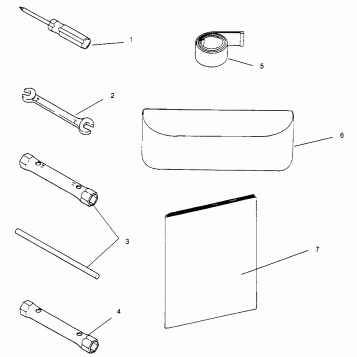 TOOL KIT 440 XCR SP 0961760 (4931583158D002)