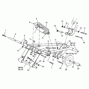 FRONT TORQUE ARM Storm 0965782, Storm SKS 0965582, Euro Storm E965782, Euro (4931593159C003)