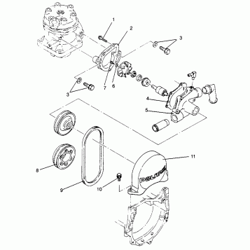 WATER PUMP Storm 0965782, Storm SKS 0965582,  Euro Storm E965782, Euro Stor (4931593159D003)
