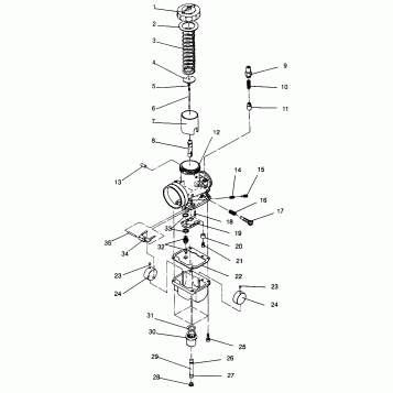 CARBURETOR ASSEMBLY Storm 0965782, Storm SKS 0965582, Euro Storm E965782, E (4931593159D005)