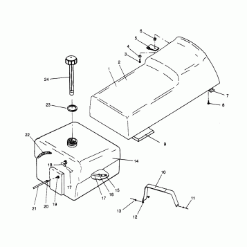 SEAT and GAS TANK WIDETRAK GT 0962061 and EUROPEAN WIDETRAK GT E962061 (4931623162A006)