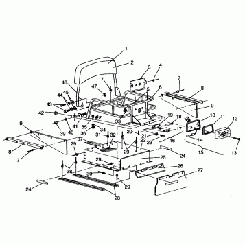 RACK and TUNNEL EXTENSION WIDETRAK GT 0962061 and EUROPEAN WIDETRAK GT E962 (4931623162B011)
