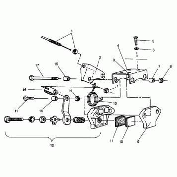 BRAKE WIDETRAK GT 0962061 (4931623162B012)