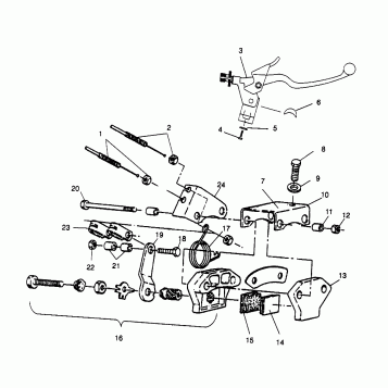 BRAKE EUROPEAN WIDETRAK GT E962061 (4931623162B013)