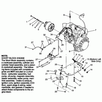 ENGINE MOUNTING WIDETRAK GT 0962061 and EUROPEAN WIDETRAK GT E962061 (4931623162C003)
