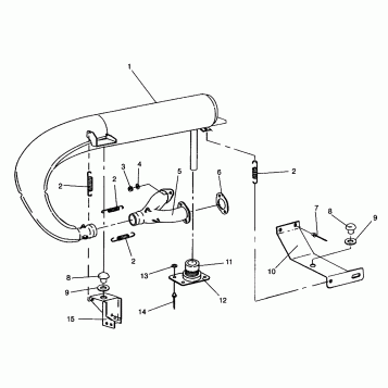 EXHAUST SYSTEM WIDETRAK GT 0962061 and EUROPEAN WIDETRAK GT E962061 (4931623162C004)