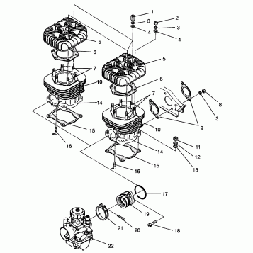 CYLINDER WIDETRAK GT 0962061 and EUROPEAN WIDETRAK GT E962061 (4931623162C008)