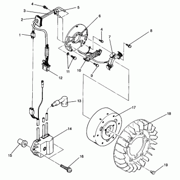 MAGNETO WIDETRAK GT 0962061 and EUROPEAN WIDETRAK GT E962061 (4931623162C014)