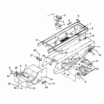 TUNNEL WIDETRAK LX 0962064 and EUROPEAN WIDETRAK LX E962064 (4931643164A005)
