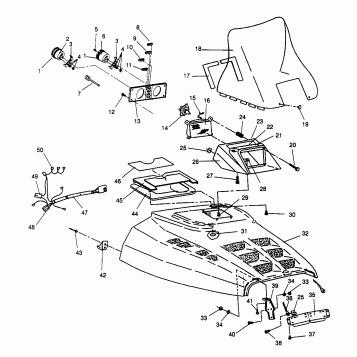 HOOD WIDETRAK LX 0962064 and EUROPEAN WIDETRAK LX E962064 (4931643164A009)