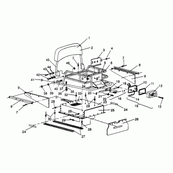 RACK and TUNNEL EXTENSION WIDETRAK LX 0962064 and EUROPEAN WIDETRAK LX E962 (4931643164A014)