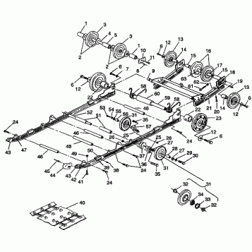 SUSPENSION WIDETRAK LX 0962064 and EUROPEAN WIDETRAK LX E962064 (4931643164B009)